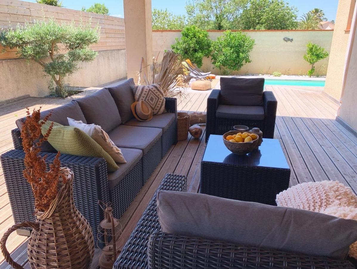 Le Petit Bali Spacieuse Villa Pour 8 Avec Piscine Saint-Cyprien  Εξωτερικό φωτογραφία