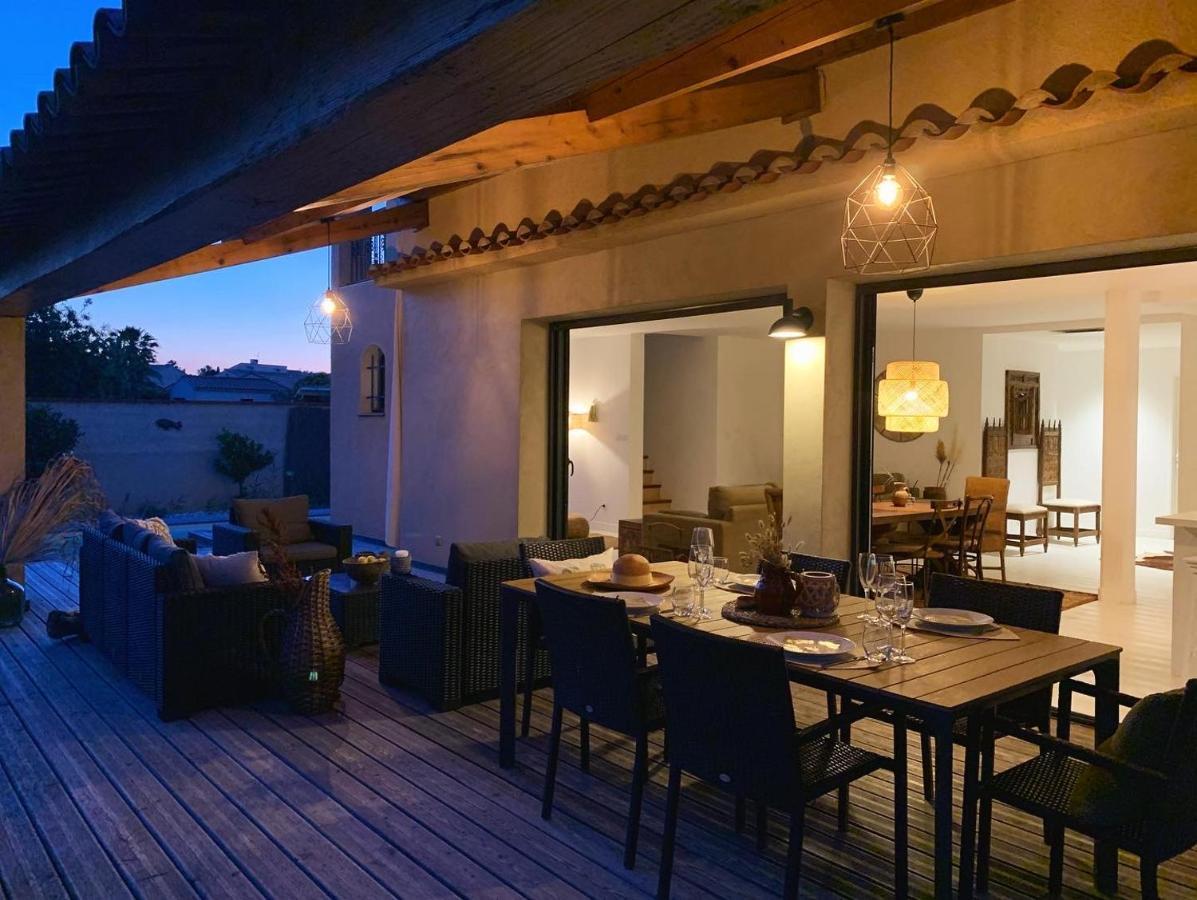 Le Petit Bali Spacieuse Villa Pour 8 Avec Piscine Saint-Cyprien  Εξωτερικό φωτογραφία